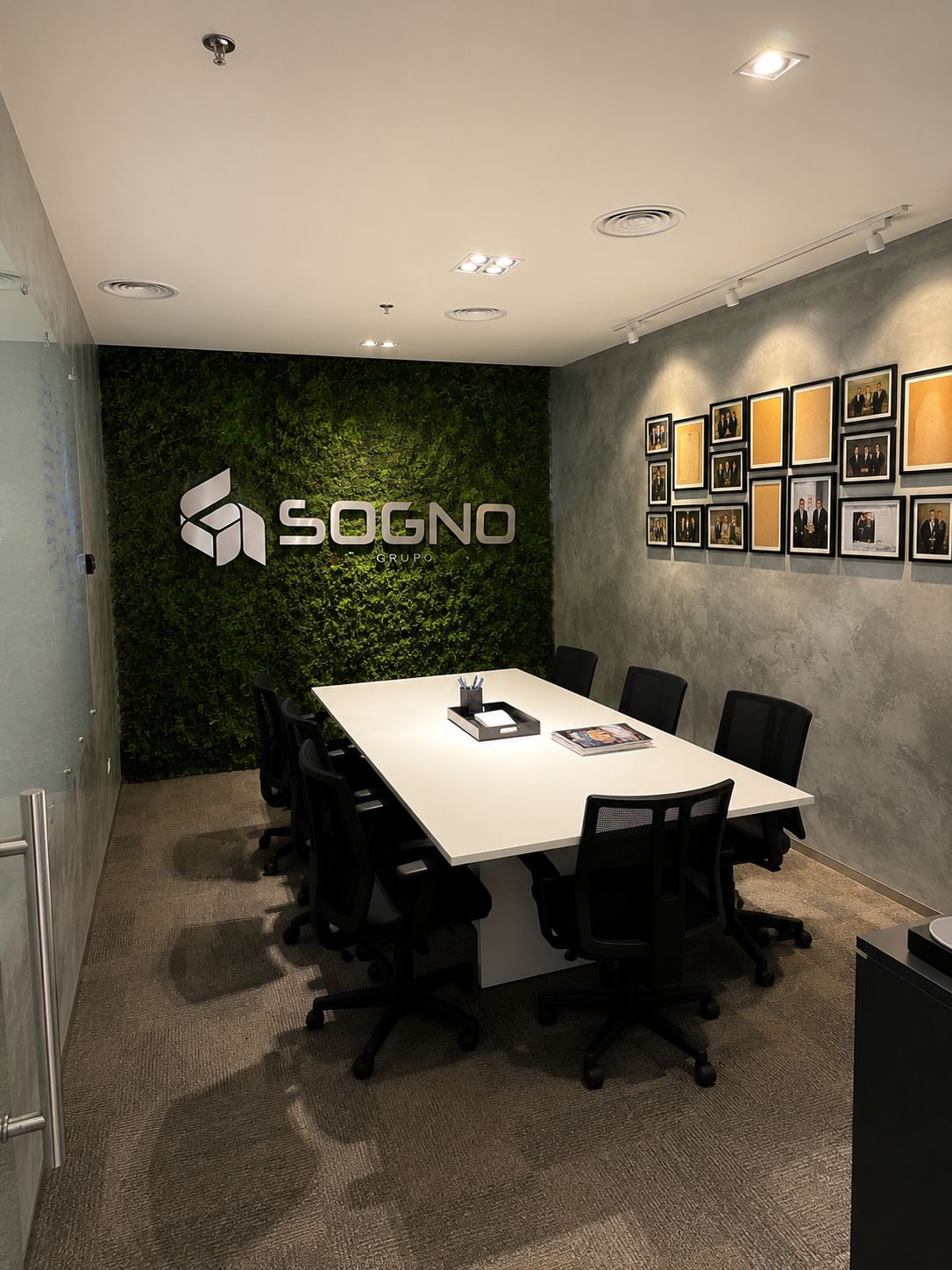 Sala de reunião do Grupo Sogno na Berrini